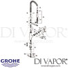 Grohe K7 Single-Lever Sink Mixer Spares